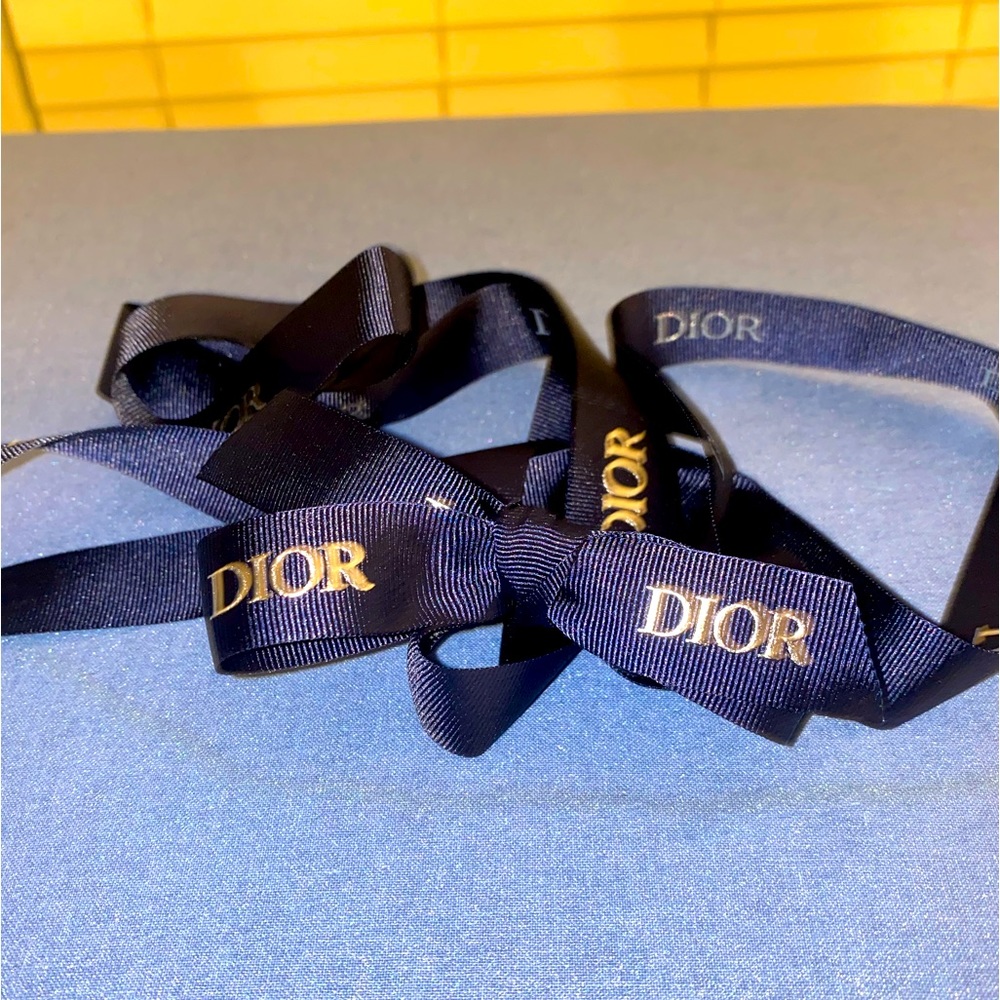Dior blue gift ribbon